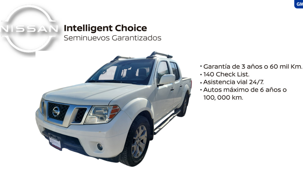 2019 Nissan Comerciales NP300 Frontier Pick-Up 4 pts. Pro 4x, Doble Cab., V6, 4.0l, TA, a/ac., piel, RA-18