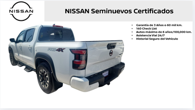 2024 Nissan Comerciales Frontier y NP 300 Frontier Pick-Up 4 pts. Frontier Pro 4x, Doble Cab., V6, 3.8l, TA, a/ac., piel, RA-17, 4x4