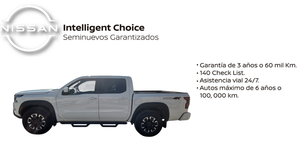 2024 Nissan Comerciales Frontier Pick-Up 4 pts. Pro 4x, Doble Cab., V6, 3.8l, TA, a/ac., piel, RA-17, 4x4