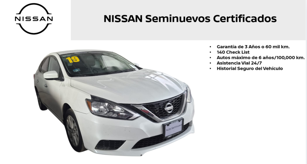 2019 Nissan Sentra sense cvt