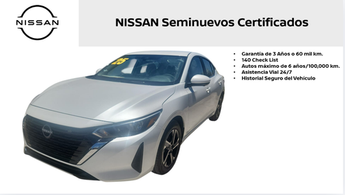 2025 Nissan Sentra 4 pts. Advance, TM6, a/ac., f. niebla, RA-16 (línea anterior)