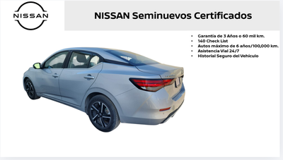 2024 Nissan Sentra 4 pts. Advance, TM6, a/ac., f. niebla, RA-16