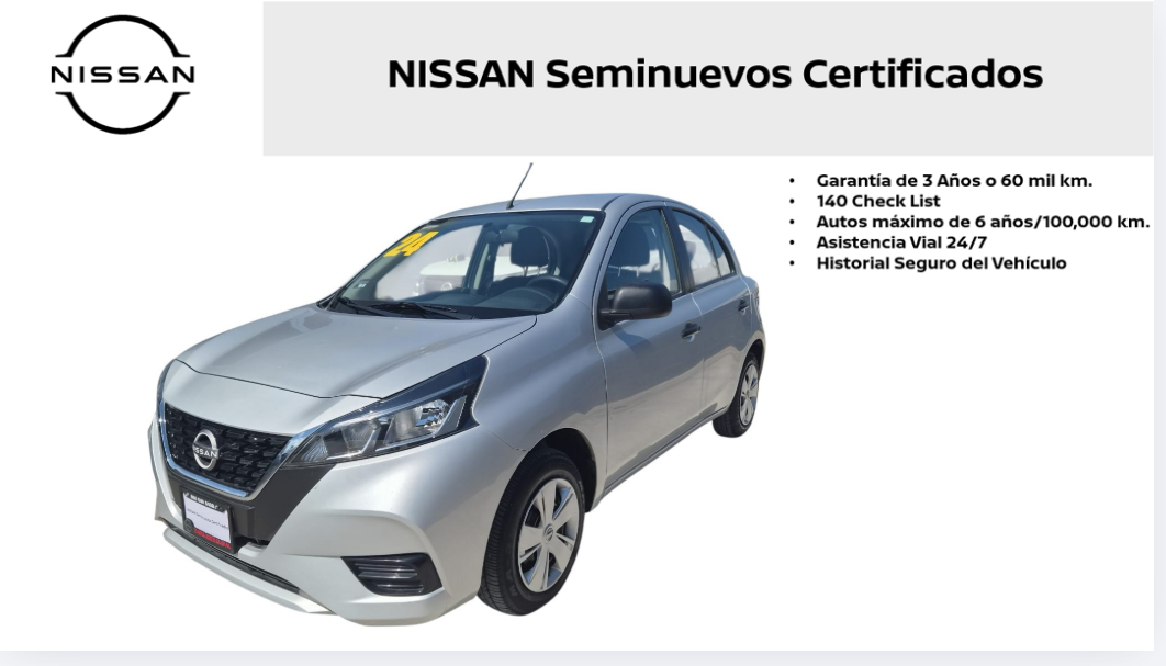 2024 Nissan March SENSE AUTOMATICO