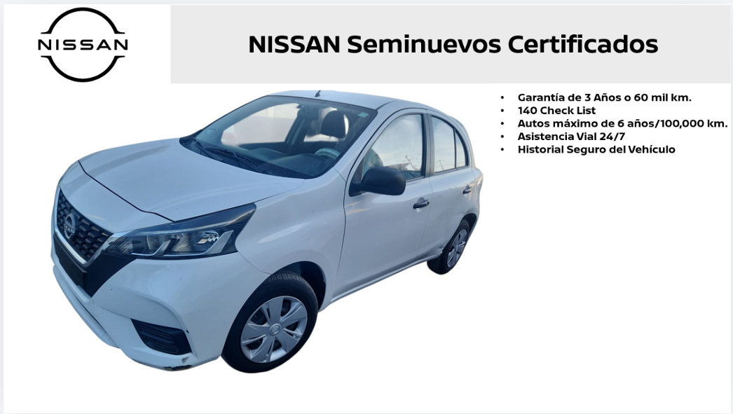 2024 Nissan March 5 pts. HB Sense, TM5, a/ac., R-14