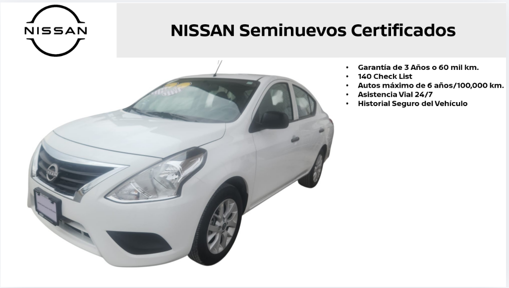 2023 Nissan V-Drive 4 pts. Base, TM5, a/ac., VE, RA-15