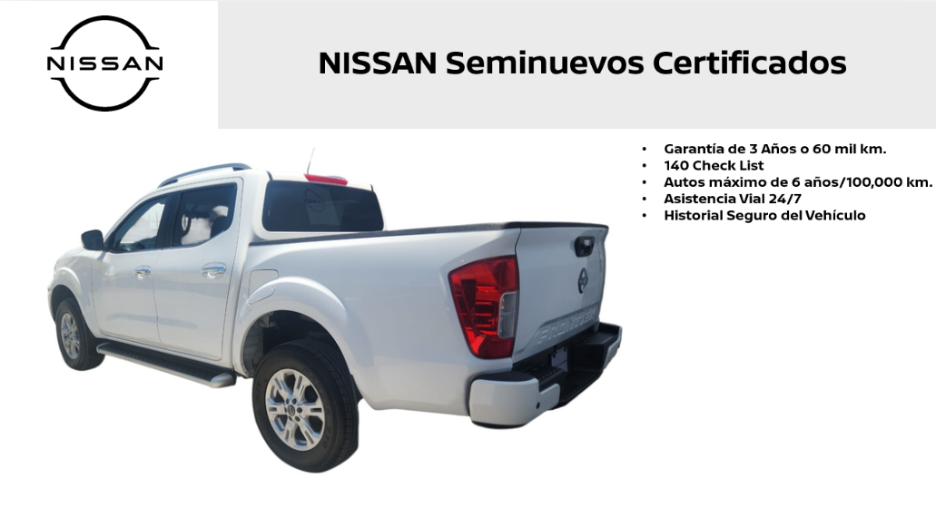 2024 Nissan Comerciales Frontier y NP 300 Frontier Pick-Up Frontier LE automatica