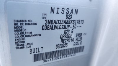 2025 Nissan Comerciales Frontier y NP 300 Frontier Pick-Up 4 pts. Frontier Platinum LE, Doble Cab., L4, 2.5l, TA, a/ac., piel, f. led, RA-18
