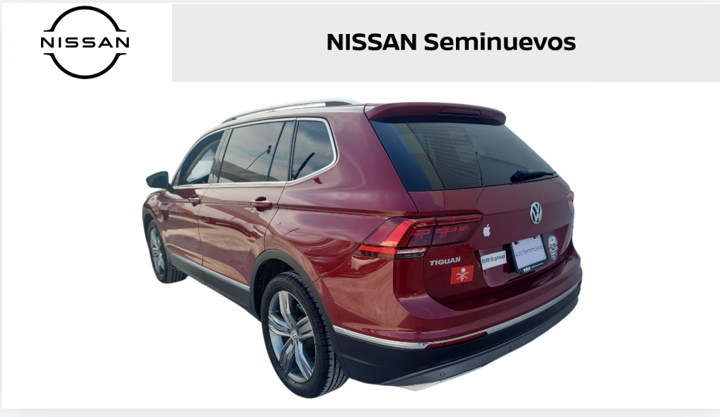 2018 Volkswagen Tiguan VUD 5 pts. Highline, 2.0T, DSG, piel, f. led, RA-19, 4x4 (línea nueva)