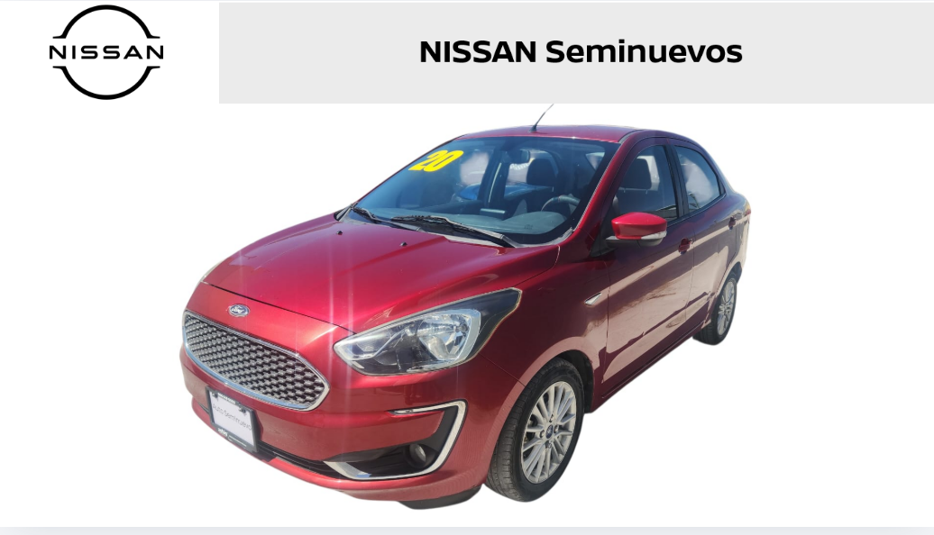 2020 Ford Figo 4 pts. Titanium, TA, a/ac., VE, f. niebla, SYNC, RA-14