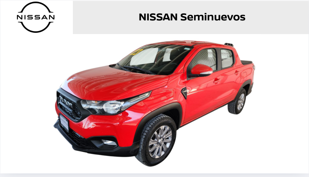 2023 Dodge Comerciales Ram 700 Pick-Up 4 pts. Bighorn, Doble Cab., TM5, a/ac., f. niebla, RA-15