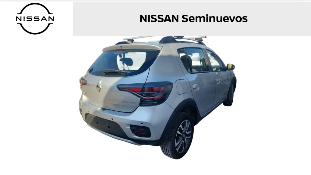 2024 Renault Sandero y Stepway 5 pts. HB Stepway Intens, 1.6l, TM5, a/ac., cámara reversa, RA-16