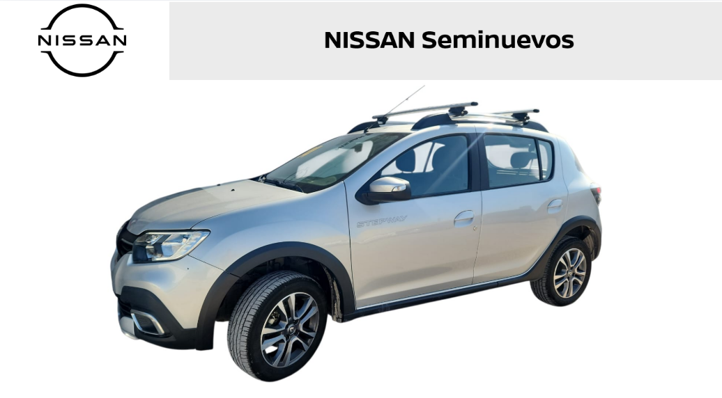 2024 Renault Sandero y Stepway 5 pts. HB Stepway Intens, 1.6l, TM5, a/ac., cámara reversa, RA-16