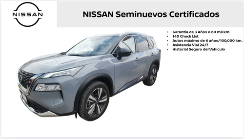 2026 Nissan X-Trail VUD 5 pts. Platinum Plus, TA, piel, QCP, GPS, ADAS, RA-19
