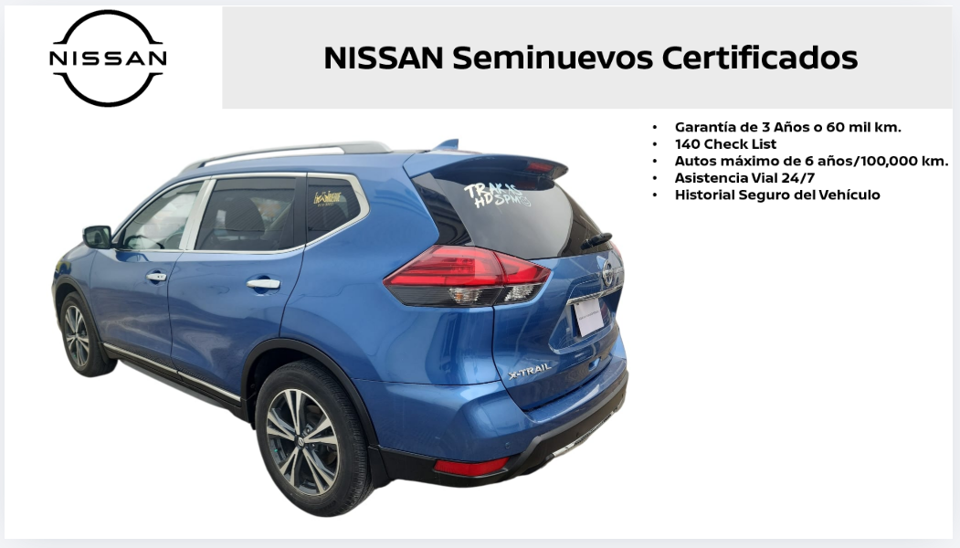 2020 Nissan X-Trail VUD 5 pts. Advance, TA, QCP, 5 pas., RA-18 (cambio de línea)