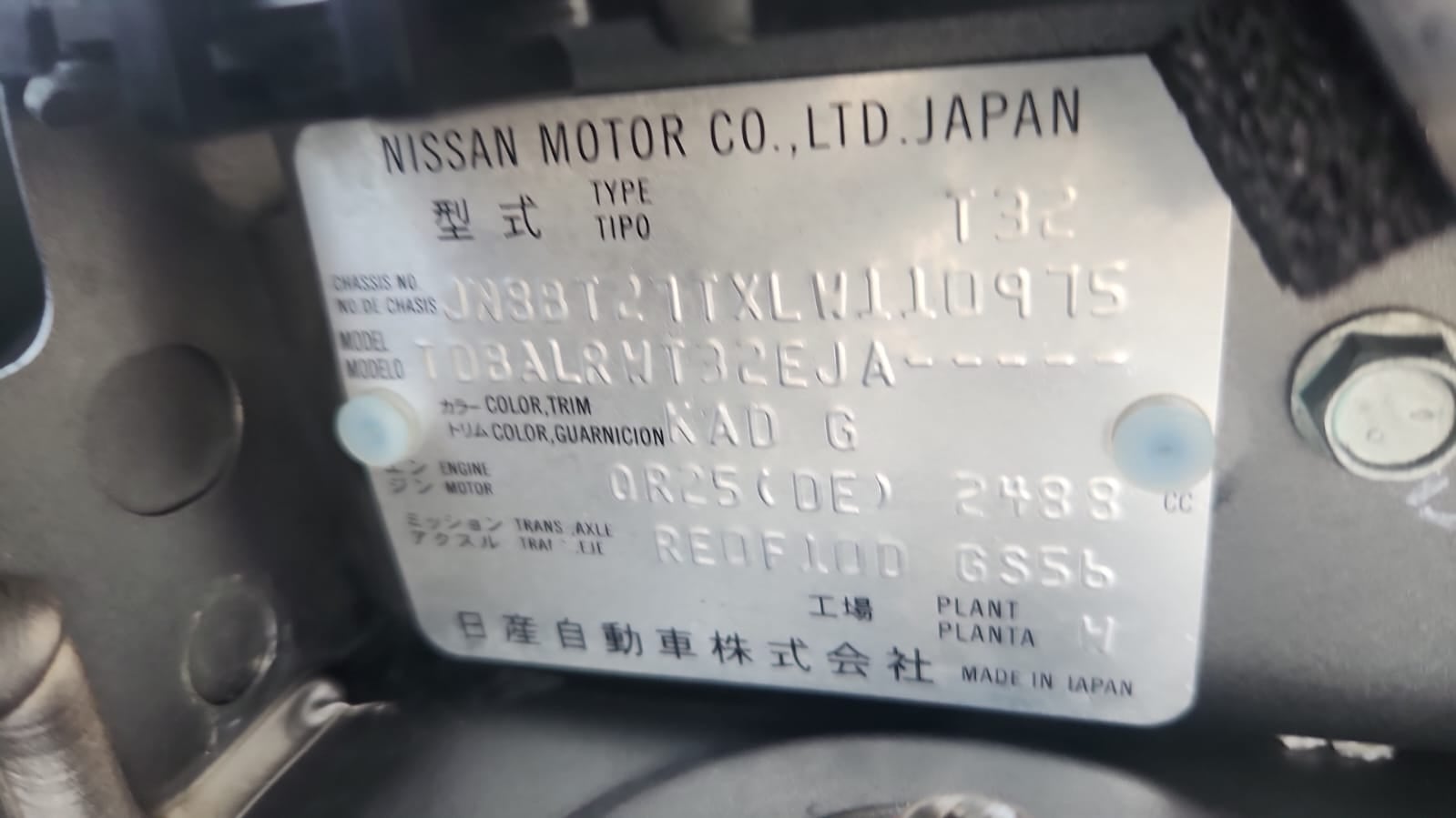2020 Nissan X-Trail VUD 5 pts. Advance, TA, QCP, 5 pas., RA-18 (cambio de línea)