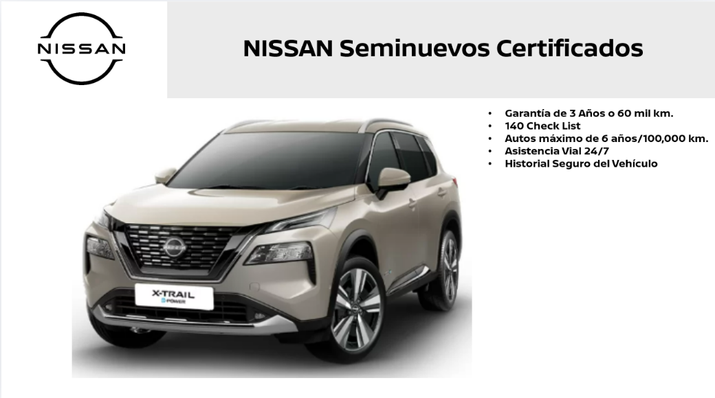 2026 Nissan X-Trail VUD 5 pts. Platinum e-Power, E-REV, TA, QCP, s. Bose, RA-19