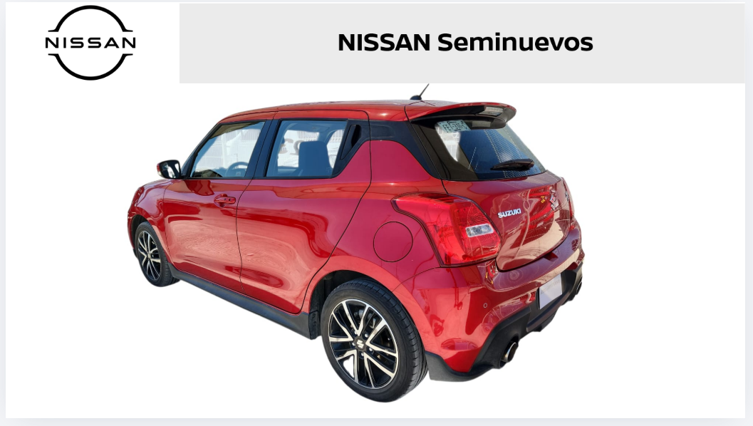 2023 Suzuki Swift 5 pts. HB GLX, L4, 1.2l, TM5, a/ac. Aut., GPS, RA-16