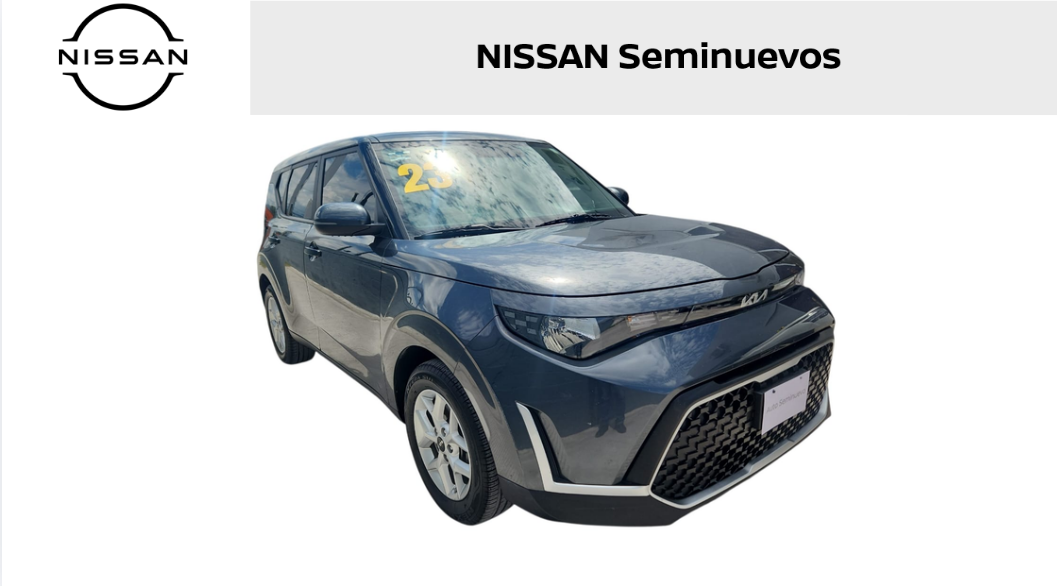 2023 Kia Soul VUD 5 pts. GT Line, 2.0l, TA, a/ac., GPS, f. niebla, RA-18 (cambio de línea)