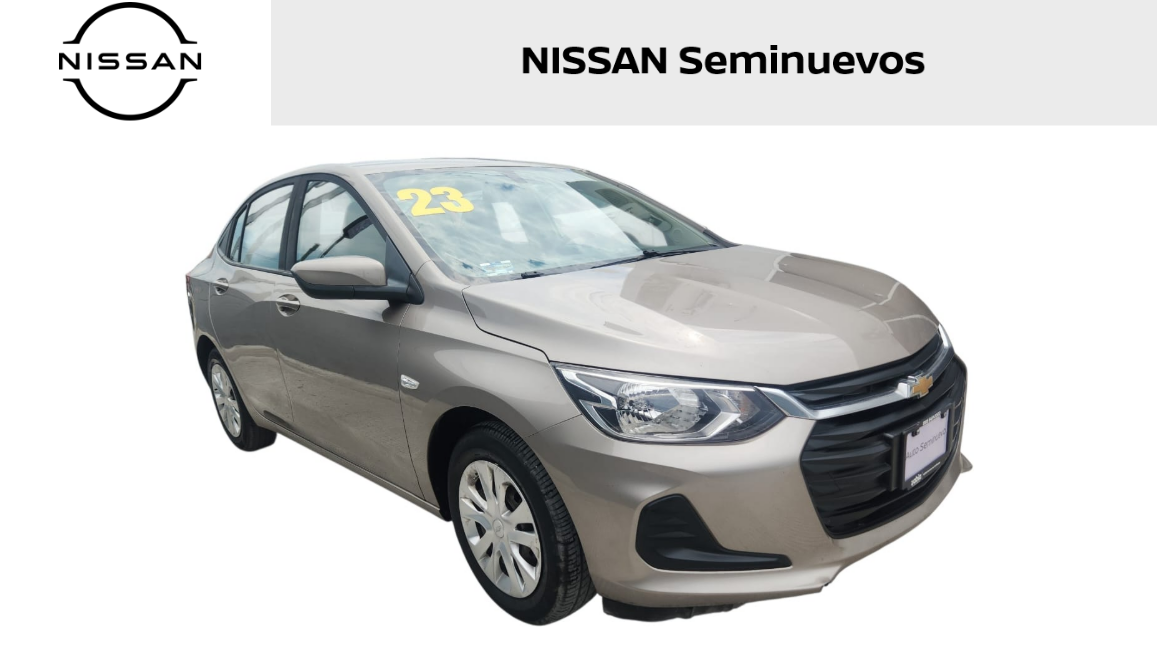 2023 Chevrolet Onix 4 pts. LT, 1.0T, TA, a/ac. Aut., VE, BA, RA-16