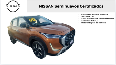 2025 Nissan Magnite VUD 5 pts. Exclusive, 1.0T, TM5, piel, RA-16