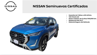 2026 Nissan Magnite VUD 5 pts. Exclusive, 1.0T, TM5, piel, RA-16