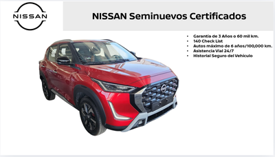 2025 Nissan Magnite VUD 5 pts. Exclusive, 1.0T, TM5, piel, RA-16
