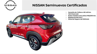 2025 Nissan Magnite VUD 5 pts. Exclusive, 1.0T, TM5, piel, RA-16