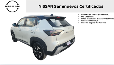 2025 Nissan Magnite VUD 5 pts. Exclusive, 1.0T, TM5, piel, RA-16