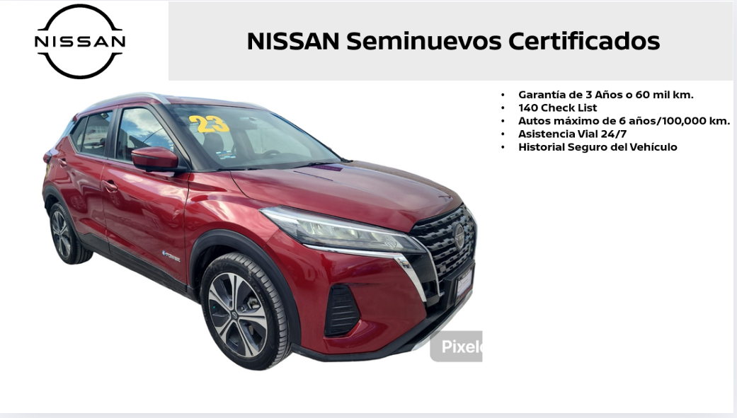 2023 Nissan Kicks VUD 5 pts. Advance e-Power, E-REV, TA, RA-17
