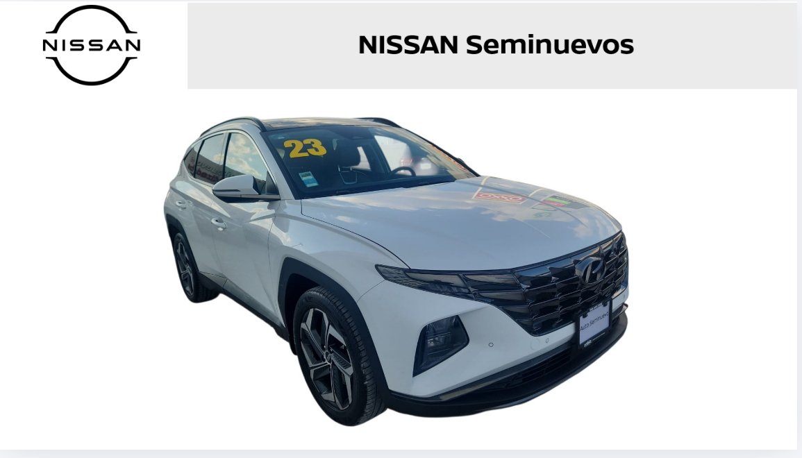 2023 Hyundai Tucson VUD 5 pts. Limited Tech, 2.5l, TA, a/ac. Aut., piel, TP, RA-19