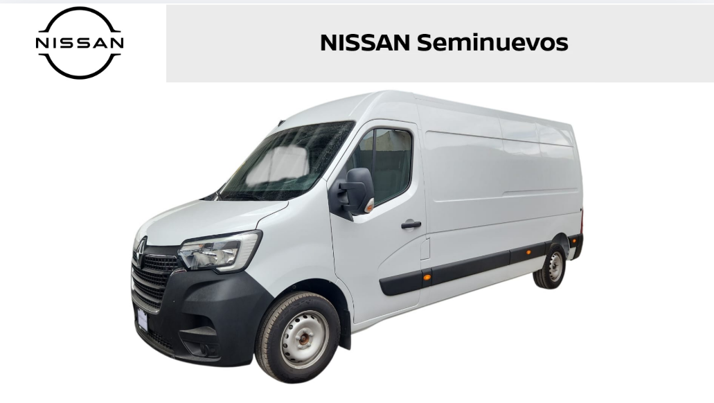 2025 Renault Comerciales Master Panel 5 pts. L3H2, TM6, ABS, 3 pas., R-16